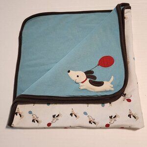Gymboree baby blanket Stylish Puppy collection Dog Balloon